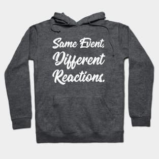 Same Event, Different Reactions. | Stoic | Life | Quotes | Purple Hoodie